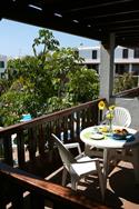 Lanzarote - Canary Islands - scuba diving holiday. Mansion Apartments balcony. 